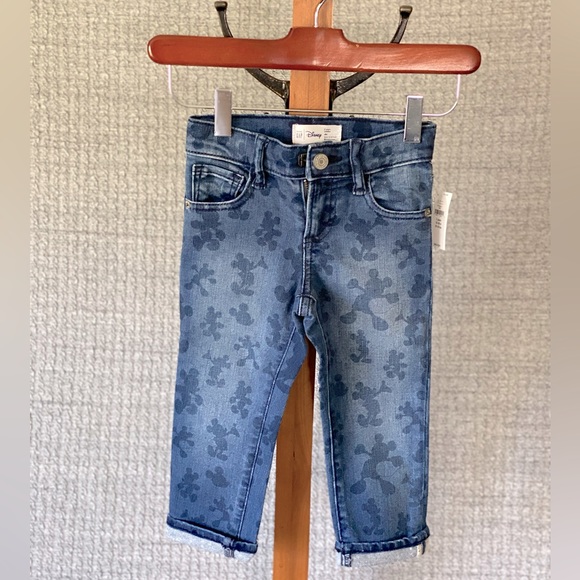 Disney Bottoms Nwt Baby Gap Disney Girls Slim Jeans 2t Poshmark